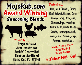 MojoRub.com Seasoning - Git'cher Mojo On! ~ Exclusively from Bandit BBQ Competition Crew